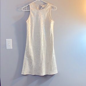 Used perfect condition ivory white flowery dress
